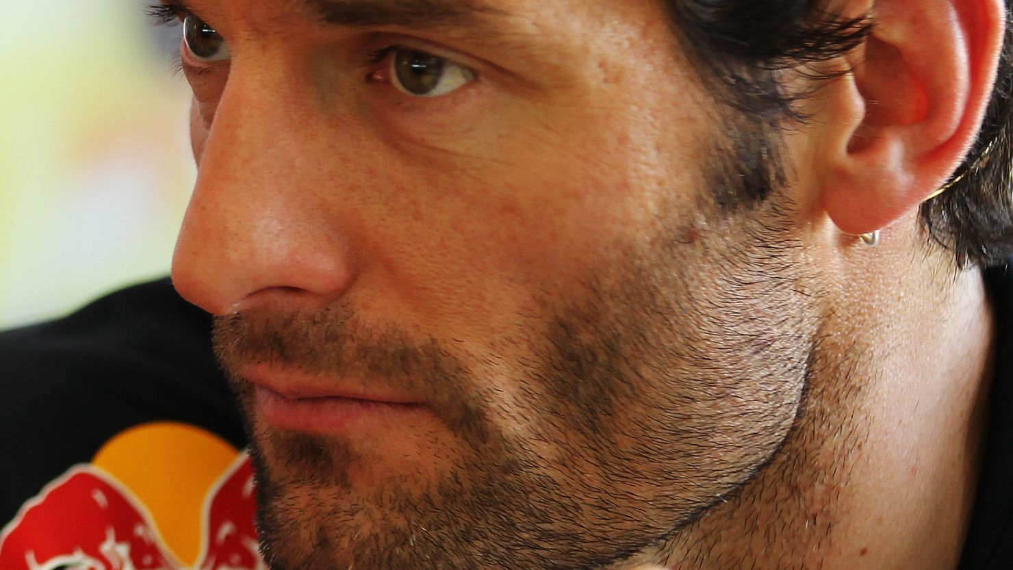Mark Webber is currently second in the drivers' standings, 13 points behind Ferrari's Fernando Alonso