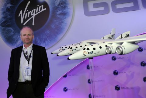 Virgin Galactic test pilot David Mackay was also present at the announcement at Farnborough on Wednesday.