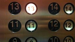 Whether you're superstitious or not, you may want to avoid any thirteenth floor on Friday the 13th.