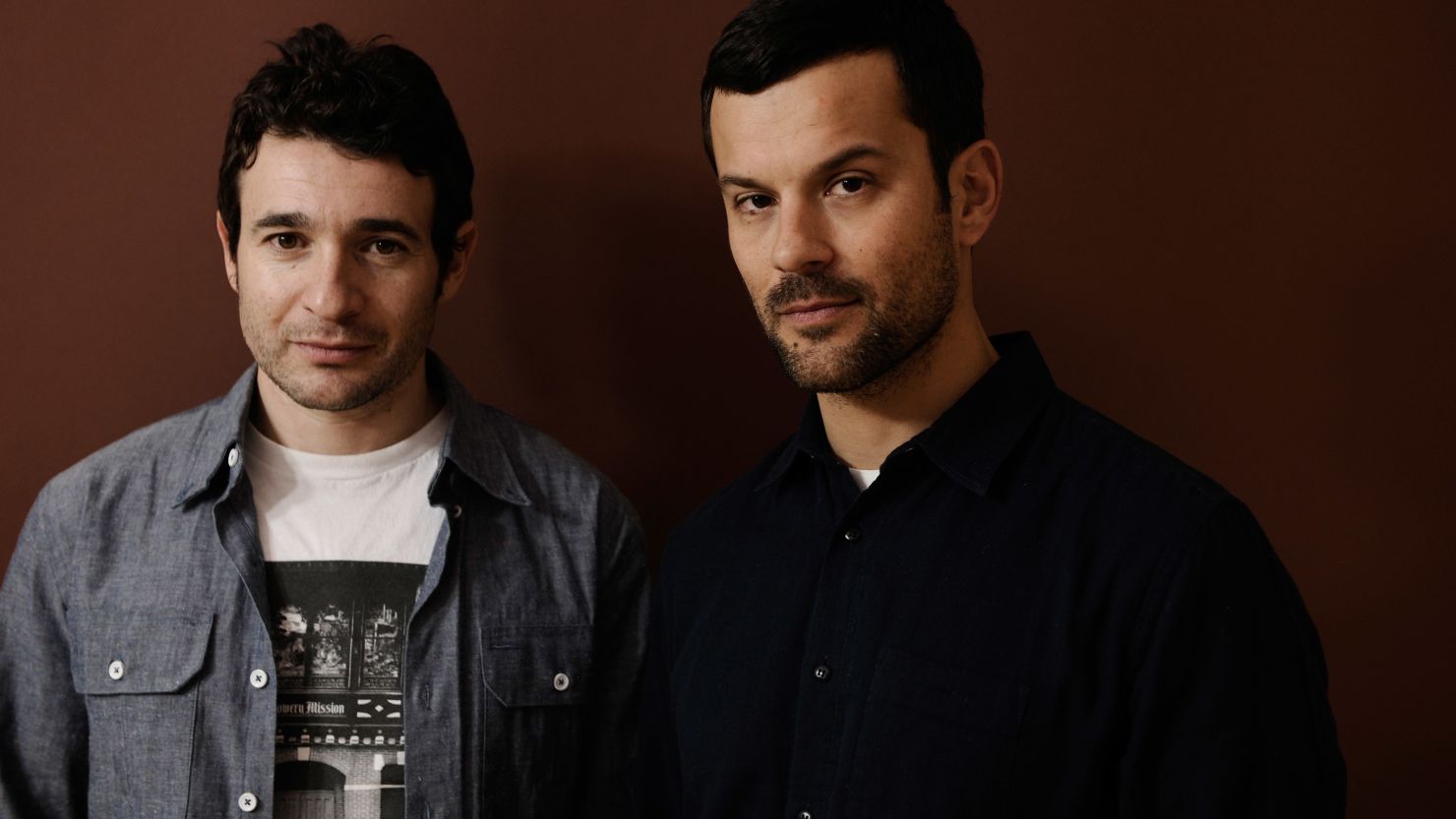 "The Imposters" Director Bart Layton and producer Dimitri Doganis at the 2012 Sundance Film Festival. 