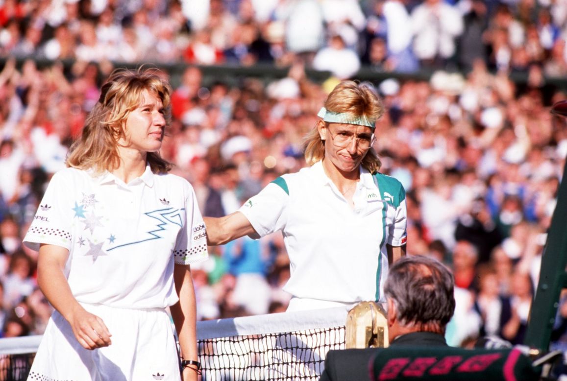 Graf beat seven-time winner Martina Navratilova in the final as she won her first Wimbledon title in 1988 at the tender age of just 18.