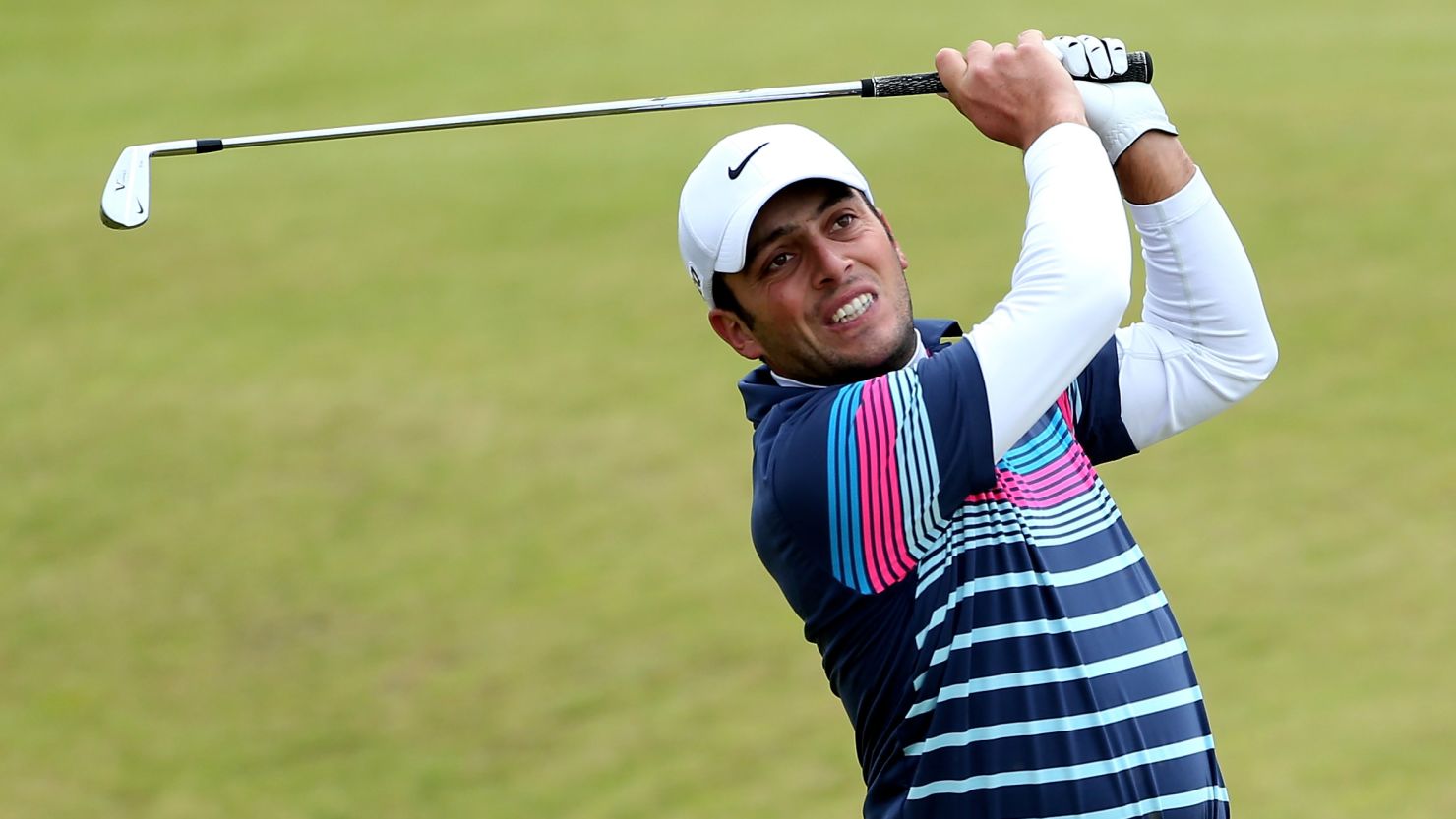 Francesco Molinari recorded the best ever round at the Inverness links