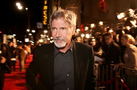 Ford arrives at the Hollywood premiere of "Firewall" in 2006.