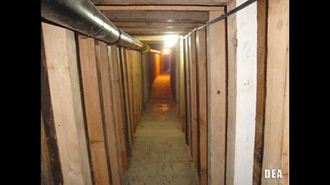 Federal drug agents discovered a 240-yard tunnel linking buildings in Mexico and Arizona.