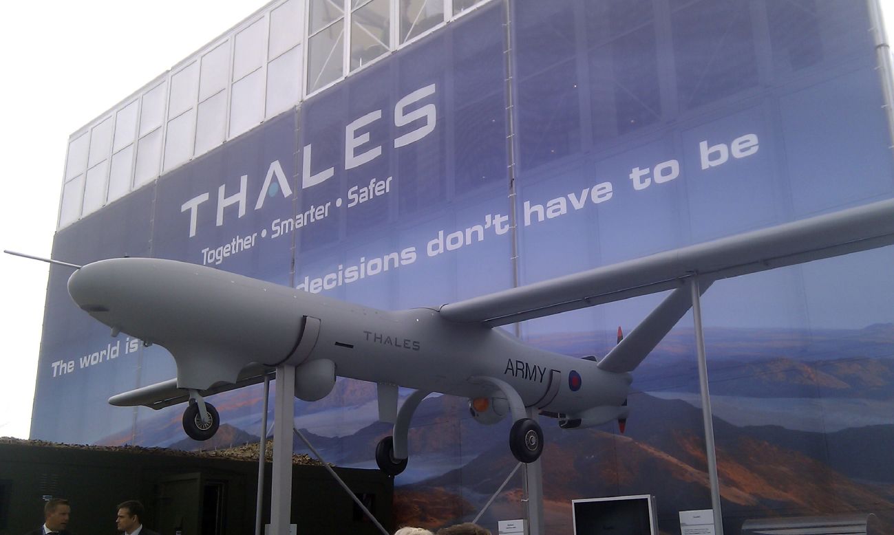 The Watchkeeper drone made by European defense contractor Thales.
