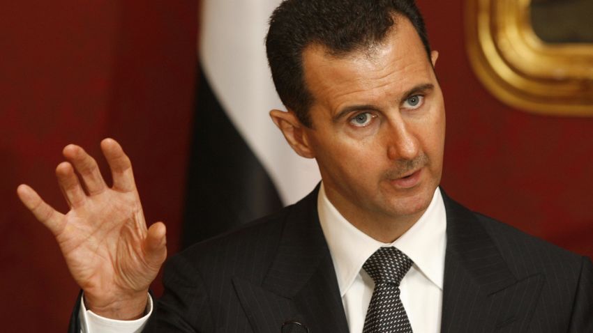 al assad gestures