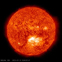 The sun produces neutrinos as a product of nuclear fusion. 