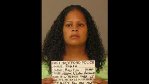 Angelica Rivera, 34, admitted she was the attacker in the video, police say.