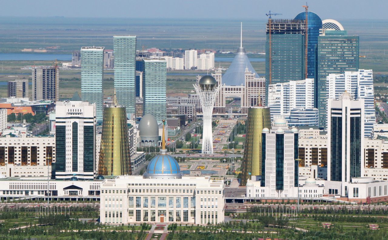 Much of Astana's modern architecture is striking in its scale and design, especially in contrast to the vast, open steppes that surround it.