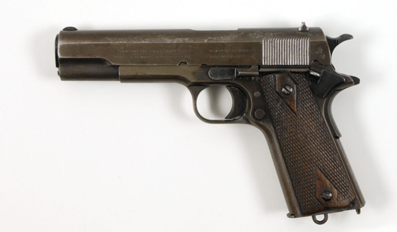 Clyde Barrow had this Colt Army pistol in his waistband when he was shot.