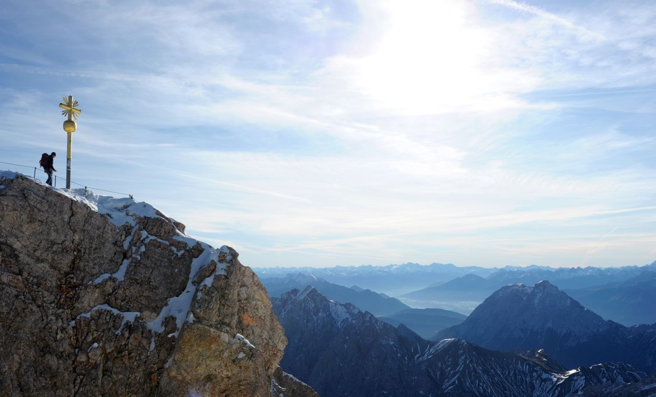 If a hike is what you're after, try Zugspitze, the highest mountain in Germany.  