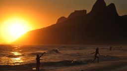 Catch the sunset on the beach in Ipanema, Rio de Janeiro. 