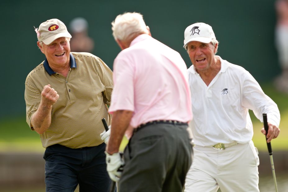 He became one of golf's "Big Three" along with Jack Nicklaus and Gary Player, a legendary trio that had the honor of the ceremonial opening tee shot at the 2012 Masters at Augusta.