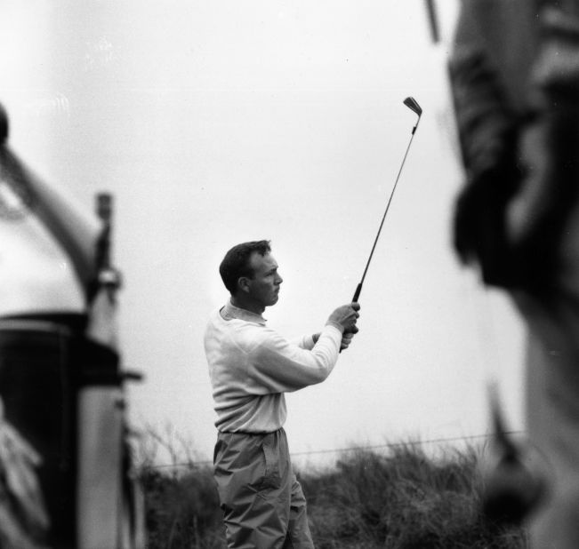 After narrowly missing out in the 1960 British Open at the home of golf, St. Andrews, Arnold Palmer won the tournament for the first time the following year at Royal Birkdale and then again in 1962.  