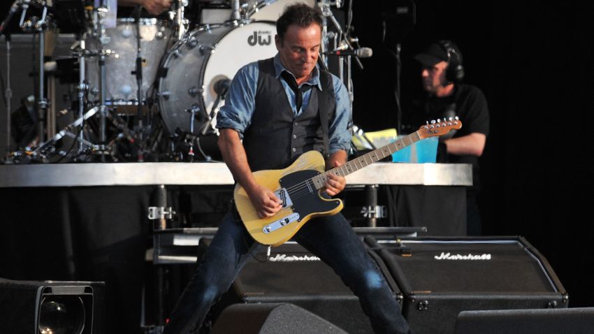 Springsteen is known for his marathon sets, which in London included "Thunder Road," "Because the Night," "Born to Run" and "Dancing in the Dark."