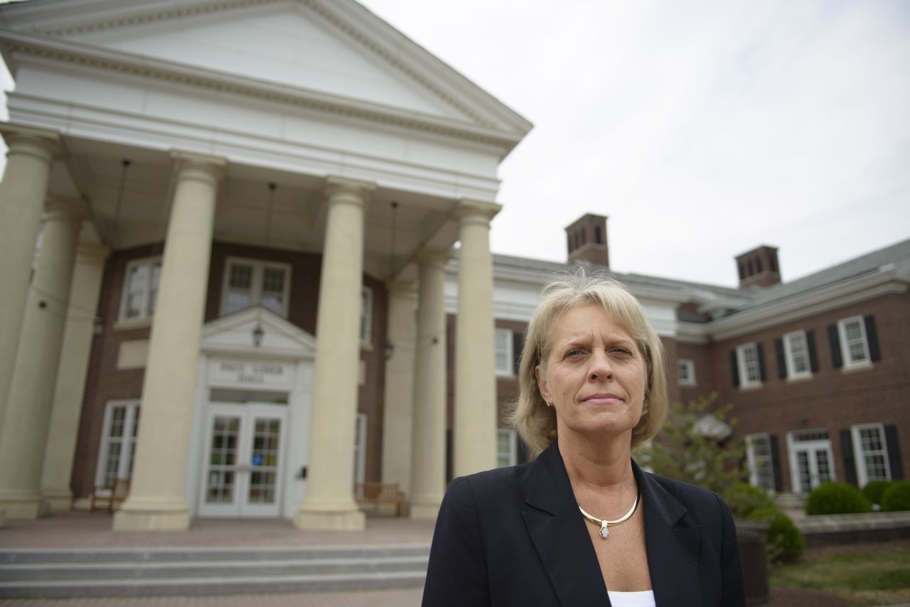 Vicky Triponey, former head of student affairs at Penn State, is photographed on Friday, July 13, at The College of New Jersey, where she's now interim director of student affairs.
