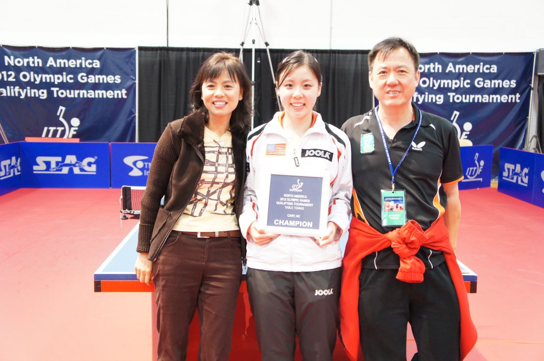 Ariel Hsing credits her success to the support of her family.