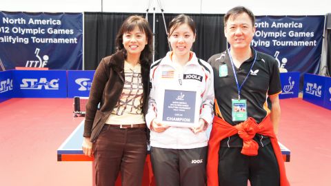 Ariel Hsing credits her success to the support of her family.
