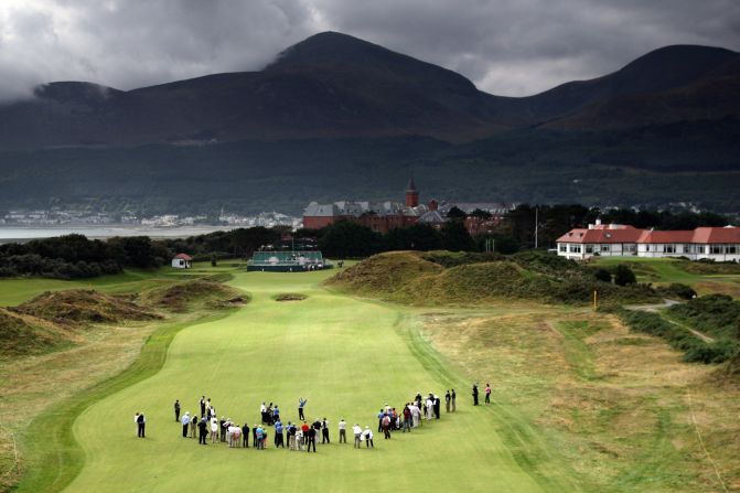 Set at the feet of Northern Ireland's majestic Mountains of Mourne, Royal County Down opened in 1889 and was given royal patronage almost 30 years later. Exposed to winds from the Irish Sea, the rugged sand dunes are covered by purple heather and yellow gorse. A fierce debate rages over its relative merits versus County Antrim's Royal Portrush.