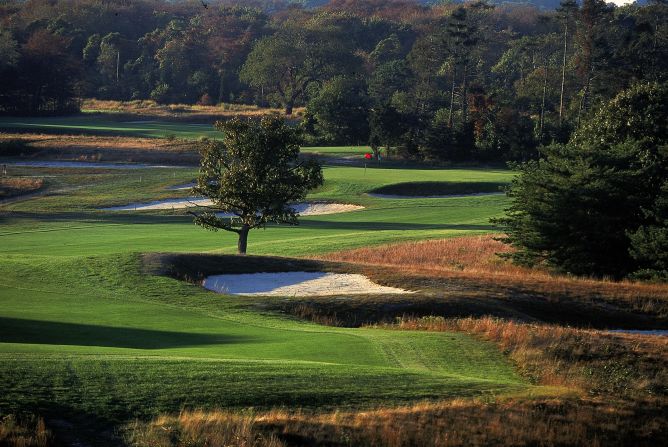 One of the five founding clubs of the United States Golf Association with the first specifically-designed golf clubhouse in the country, Shinnecock Hills has hosted the U.S. Open four times across three centuries. It occupies links land on Long Island, 90 miles east of New York City, but has been said to possess the windy bleakness of British seaside golf.