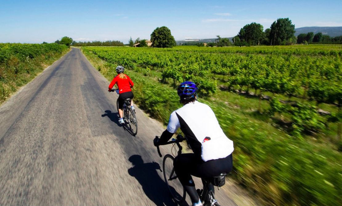Biking in Provence.
