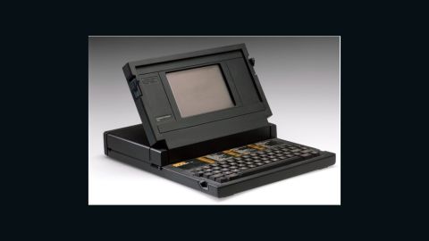 The Grid Compass was the first clamshell-case laptop computer.