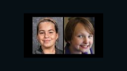 10-year-old Lyric Cook-Morrissey, left, and  8-year-old Elizabeth Collins went missing in Evansdale, Iowa.