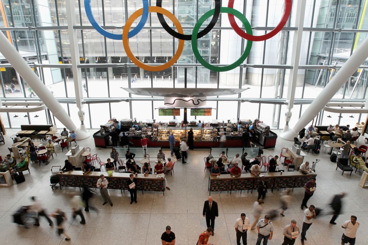 The busiest airport in the United Kingdom, London Heathrow Airport jumped two spots to take eighth place. 