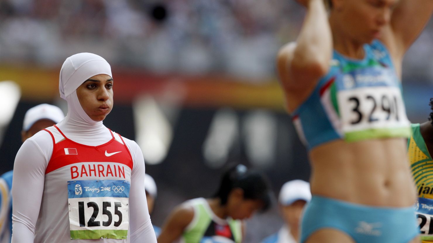 Roqaya Al-Gassra of Bahrain was among the first female athletes to represent her country at Olympics, reaching 200 meters semi-final in Beijing . This month, Inside the Middle East takes a look at sports in the region.