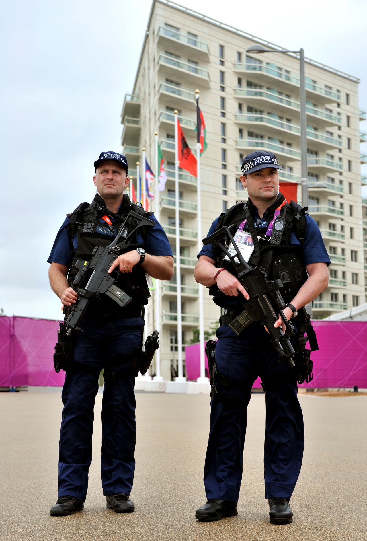 Armed military personel have been called in to beef up security after the Olympics' private security contractor failed to produce enough staff for the Games. 