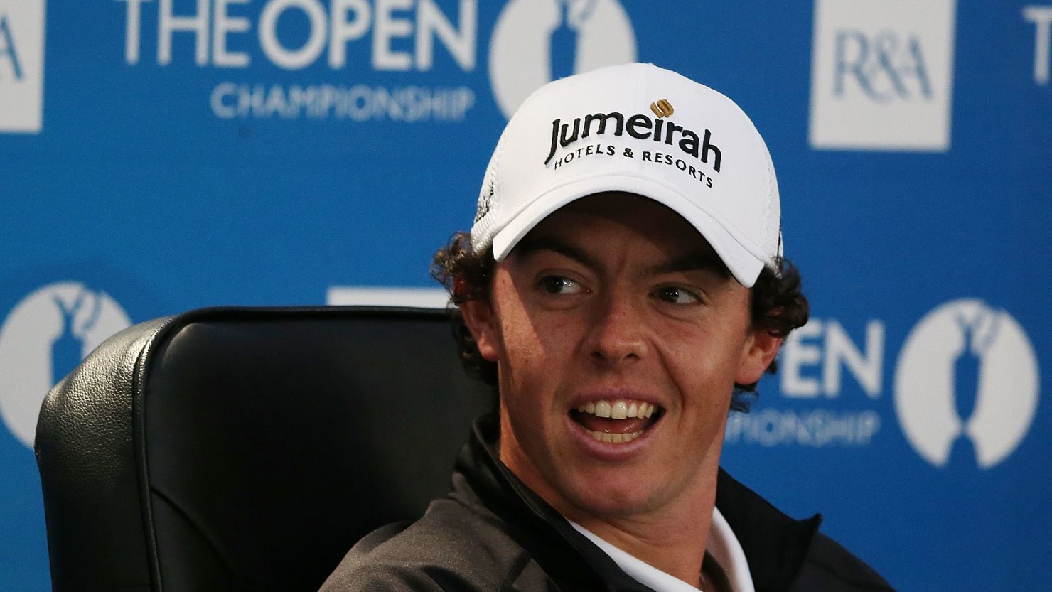 Rory McIlroy is in a much more relaxed mood going into the British Open than 12 months ago, he says