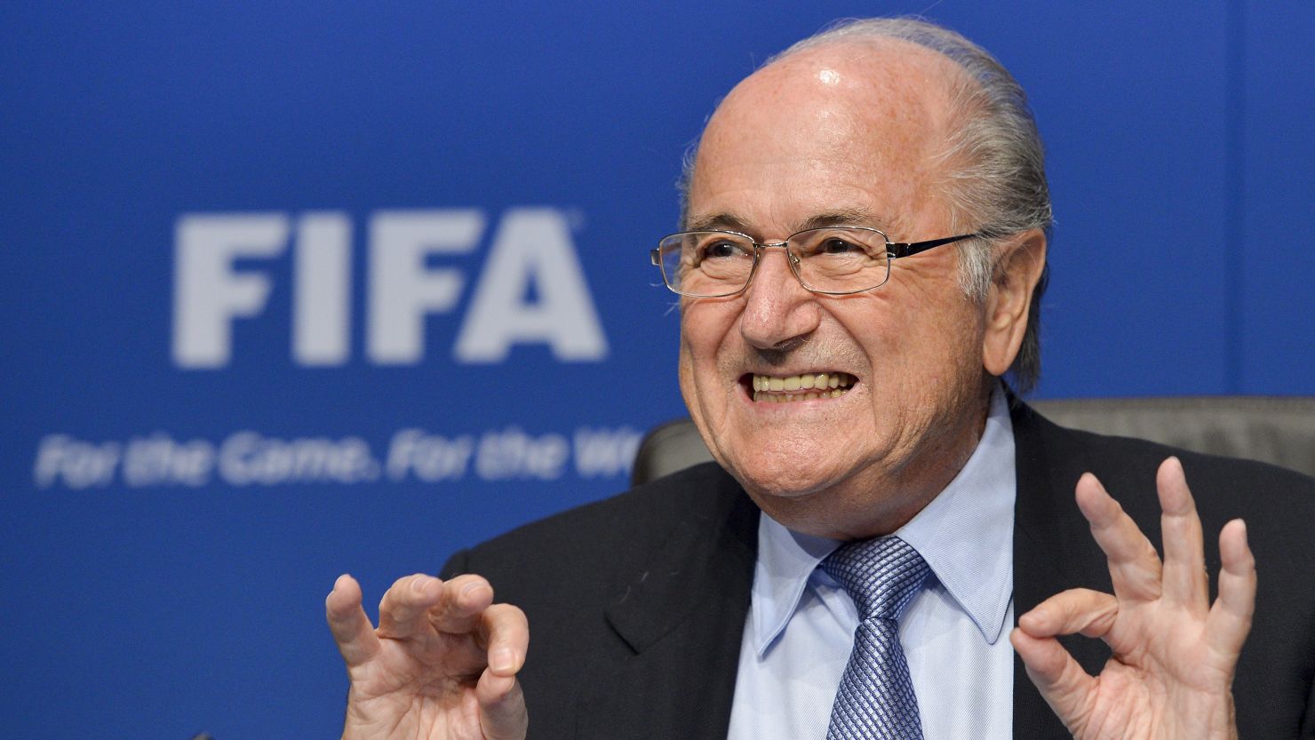 Sepp Blatter vowed to steer FIFA away from "troubled waters" when he was re-elected as president in June 2011