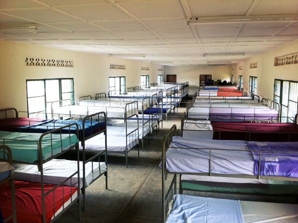 The center's facilities include, among others, a dormitory, an infirmary, a library, a playground and several classrooms.