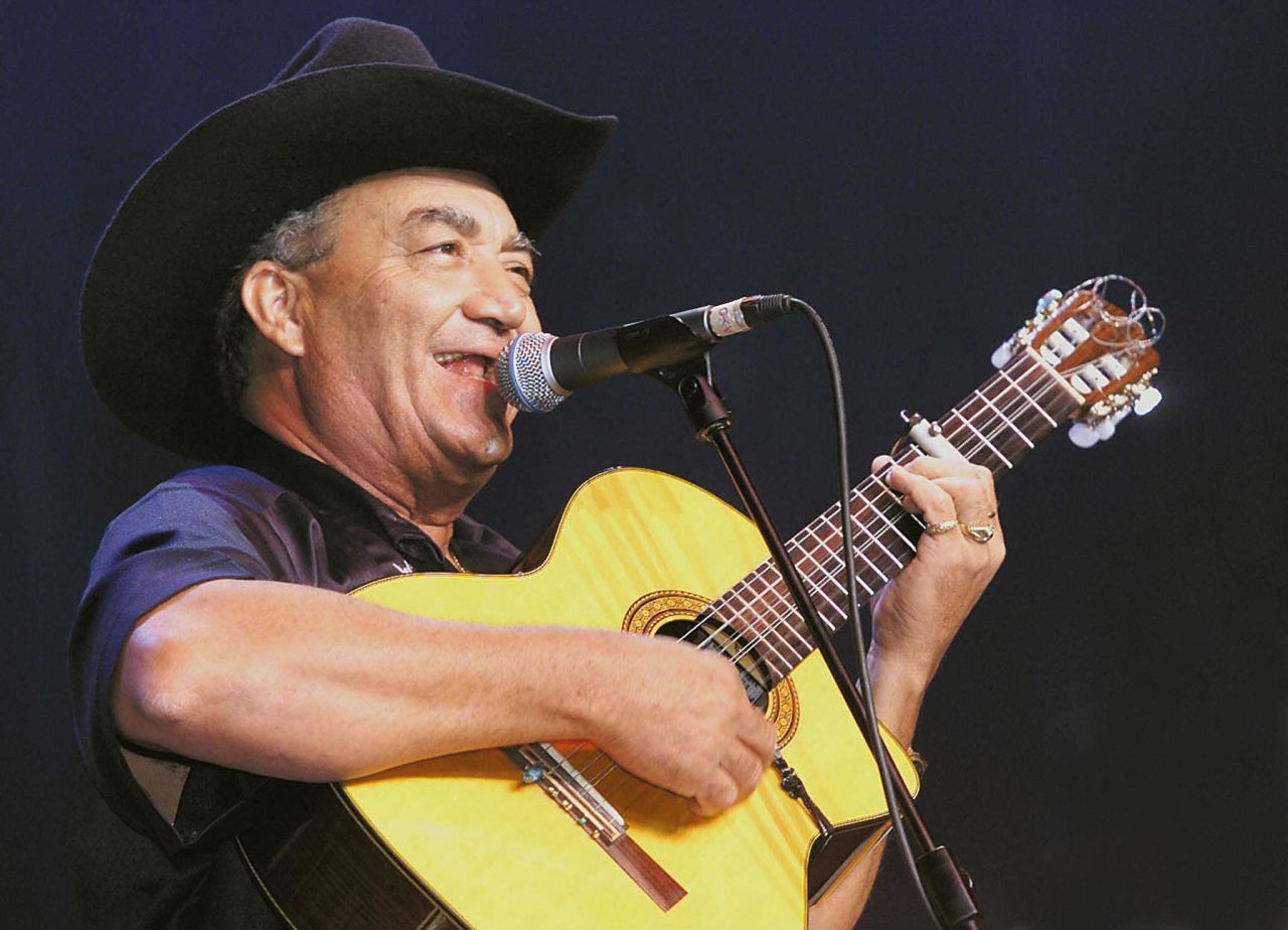 Cuban singer and guitar player Eliades Ochoa is one of the most high-profile names in AfroCubism. The legendary musician was one of the younger members of the Buena Vista Social Club.
