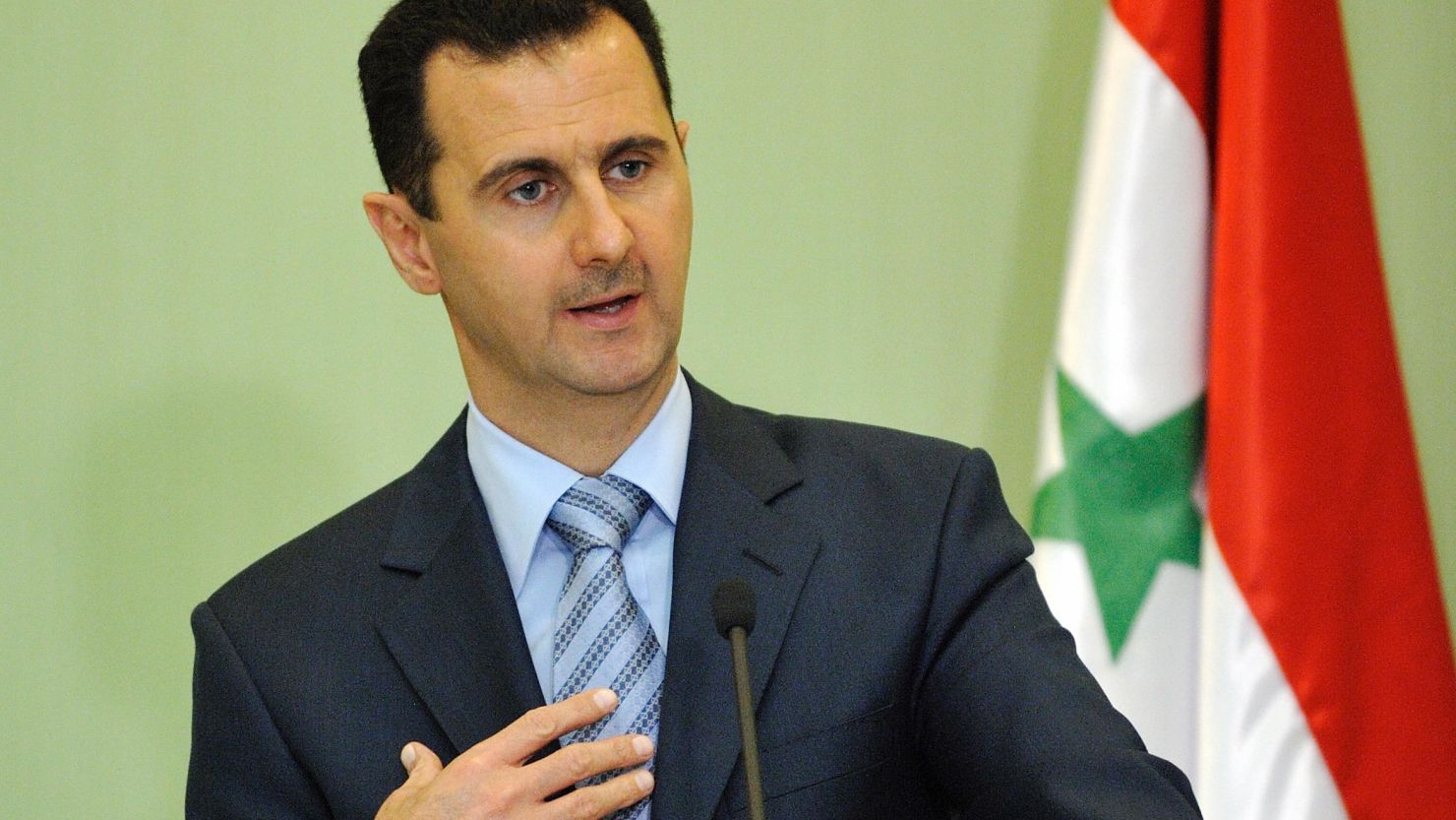 Syria's deputy prime minister reportedly dismissed talk of the resignation of Bashar al-Assad, who is pictured here in 2009. 