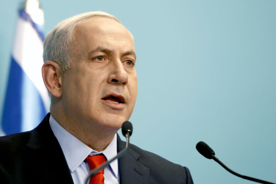 Israeli Prime Minister Benjamin Netanyahu delivers a statement following the Bulgaria bus bombing. Netanyahu said: "Yesterday's attack in Bulgaria was perpetrated by Hezbollah, Iran's leading terrorist proxy." Israel's U.S. Embassy said Wednesday that it had no proof that Iran was the instigator of the attack.