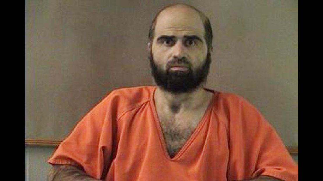 Maj. Nidal Hasan is accused of killing 13 people and wounding 32 others.