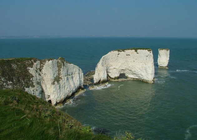 The Jurassic Coast was the first site in England to be given World Heritage status by UNESCO. It features rocks dating back 185 million years -- spanning the Triassic, Jurassic and Cretaceous periods.