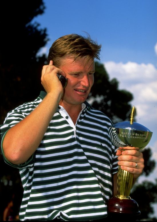 Els received a congratulatory telephone call from Mandela after winning the 1999 South African PGA Championship in Johannesburg.