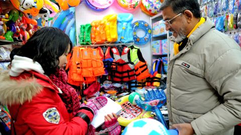 An Indian businessman at a wholesale market in Yiwu, China, where tensions flared between Indian and Chinese traders earlier this year.