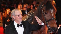 Oscar-winning director Steven Spielberg's interest in horses does not stop at the movie set. He co-owned racehorse Atswhatimtalkingabout, which came fourth in the 2003 Kentucky Derby. He is also an investor in Biscuit Stables, the Delaware-based race trainers, and he is seen at the big race meetings in the United States, such as Belmont.