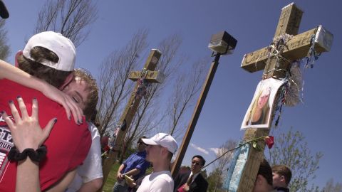 Zanis built crosses for the victims of the 1999 Columbine High School shooting.