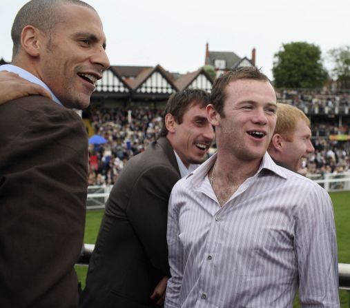 Manchester United striker Wayne Rooney initially bought three horses -- Pippy, Tomway and Switcharooney -- but it was Yourartisonfire who provided his first win at English course Haydock Park on July 5.