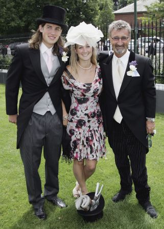 Eddie Jordan (right) is no stranger to horsepower, having owned the Jordan Formula One team. The Irishman owns a number of horses in training with the Michael "Mouse" Morris stable in County Tipperary.