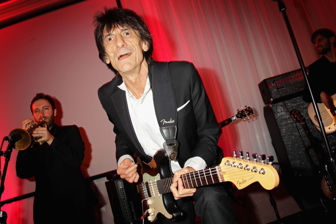 Ronnie Wood of The Rolling Stones runs Sandymount Stud -- one of Ireland's foremost horse breeding businesses. Whilst he tours (no doubt playing the Stones' classic hit, Wild Horses, on stage), his wife takes care of the equine business.