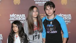 Blanket Jackson, Paris Jackson and Prince Jackson attend the Los Angeles premiere of Michael Jackson 'THE IMMORTAL' World Tour at Staples Center on January 27, 2012 in Los Angeles, California