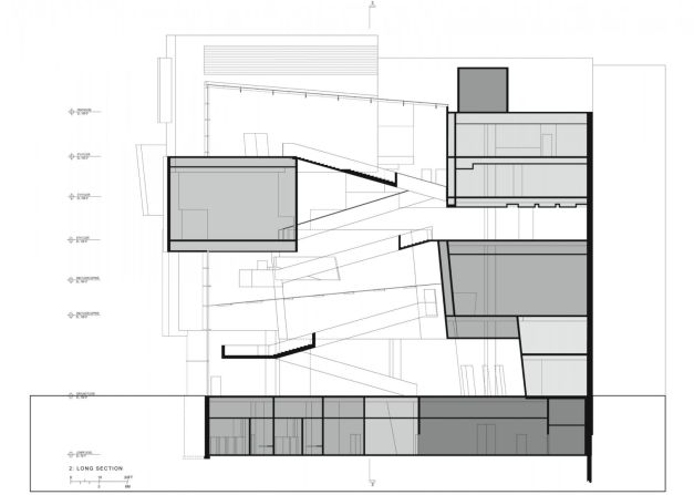 A cross-section drawing.