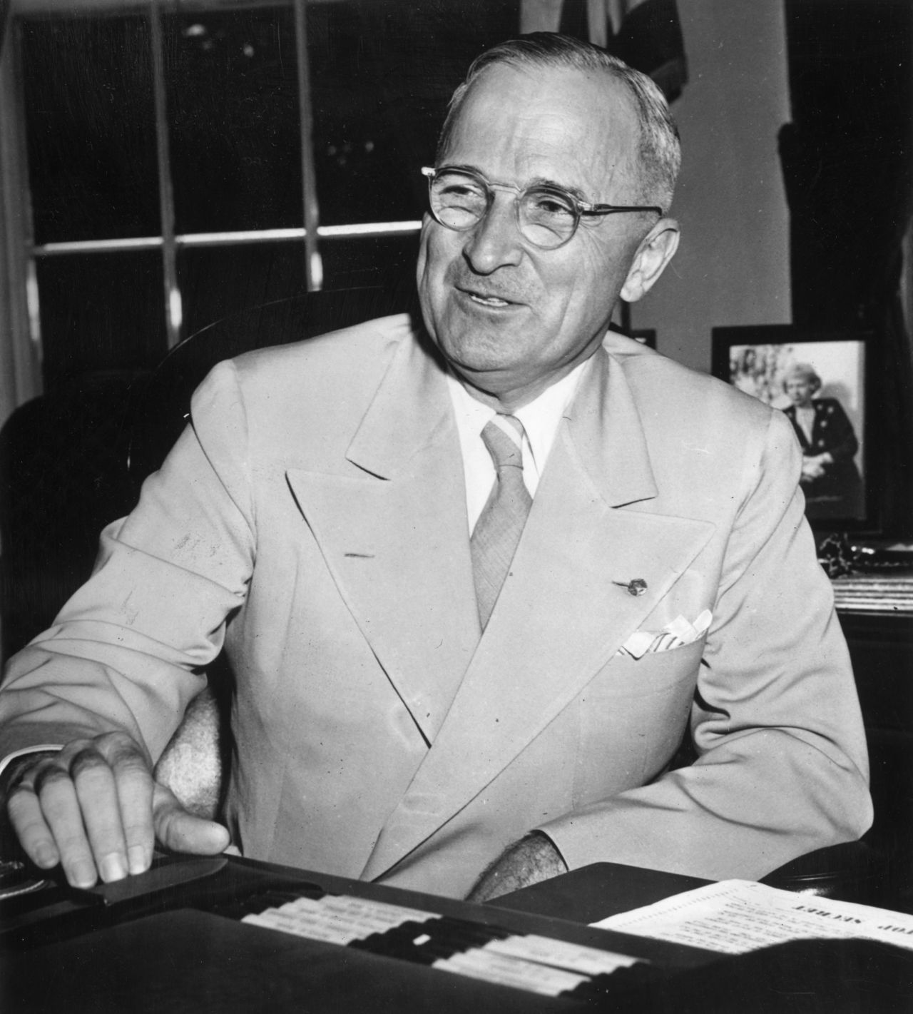 President Harry Truman was a <a href="http://www.whitehousemuseum.org/grounds/horseshoe-pitch.htm" target="_blank" target="_blank">big fan of playing horseshoes</a> -- he even had a pitch installed outside the Oval Office. <a href="http://bit.ly/1OH6Jui" target="_blank" target="_blank">Truman took it a step further by</a> having a horseshoe mounted above the door to his office for good luck.