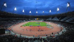 General view of the Olympic Stadium during day two of the BUCS VISA Athletics Championships 2012 LOCOG Test Event for London 2012 at the Olympic Stadium on May 5, 2012 in London, England.