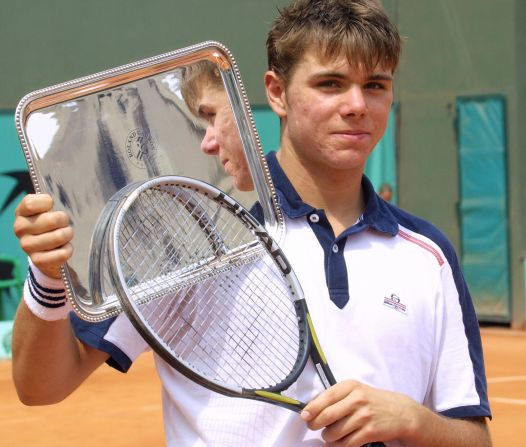 Wawrinka won the 2003 French Open boys' title, just after turning 18, as he beat American Brian Baker in straight sets. Stepping up to the adult circuit ranked as the world's 14th-ranked junior, his decision to quit school aged 15 to focus on his tennis career seemed justified.